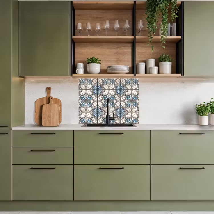Crédence cuisine - Baroque - Tile - Coloré — 7