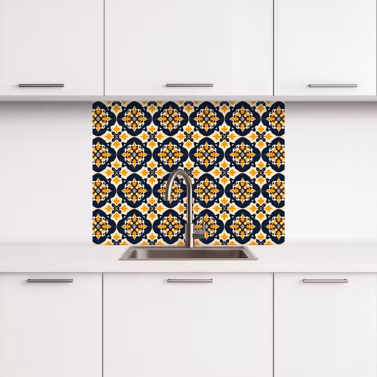 Crédence cuisine - Motif - Carrelage décoratif - Coloré — 3