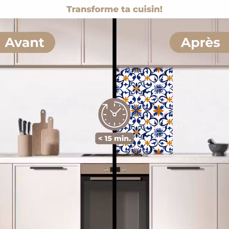 Crédence cuisine - Motif - Moderne - Coloré — 2