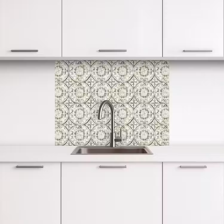 Crédence cuisine - Ornement curly - Tile - Green — 3