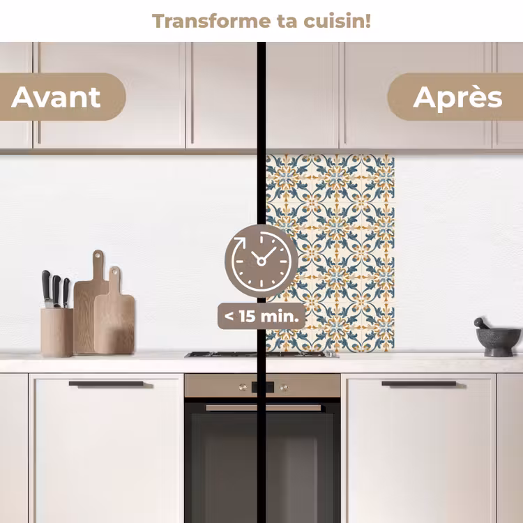 Crédence cuisine - Motif - Classique - Coloré — 2