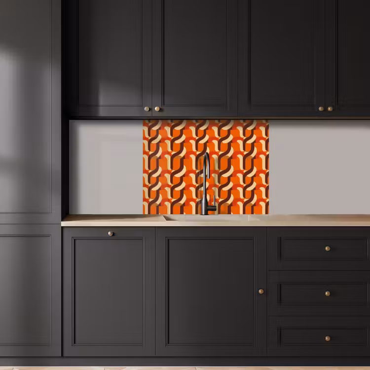 Crédence cuisine - Rétro - Moderne - Coloré — 5