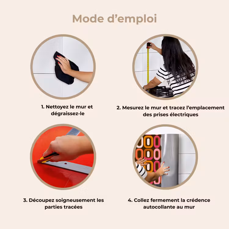 Crédence cuisine - Moderne - Rétro - Coloré — 8