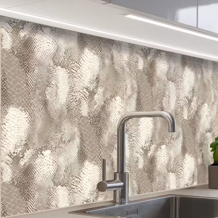 Crédence cuisine - Serpent - Texture - Sable — 1