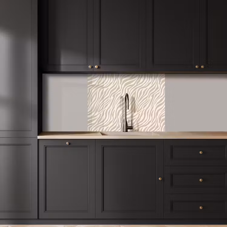Crédence cuisine - Zebra - Motif - Beige — 5