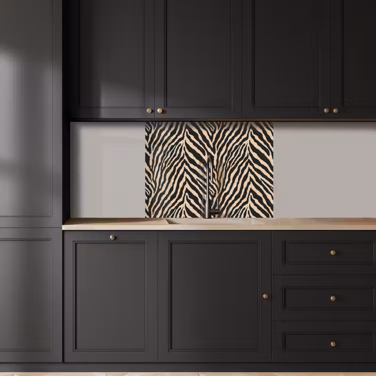 Crédence cuisine - Zebra - Classic - Noir — 5