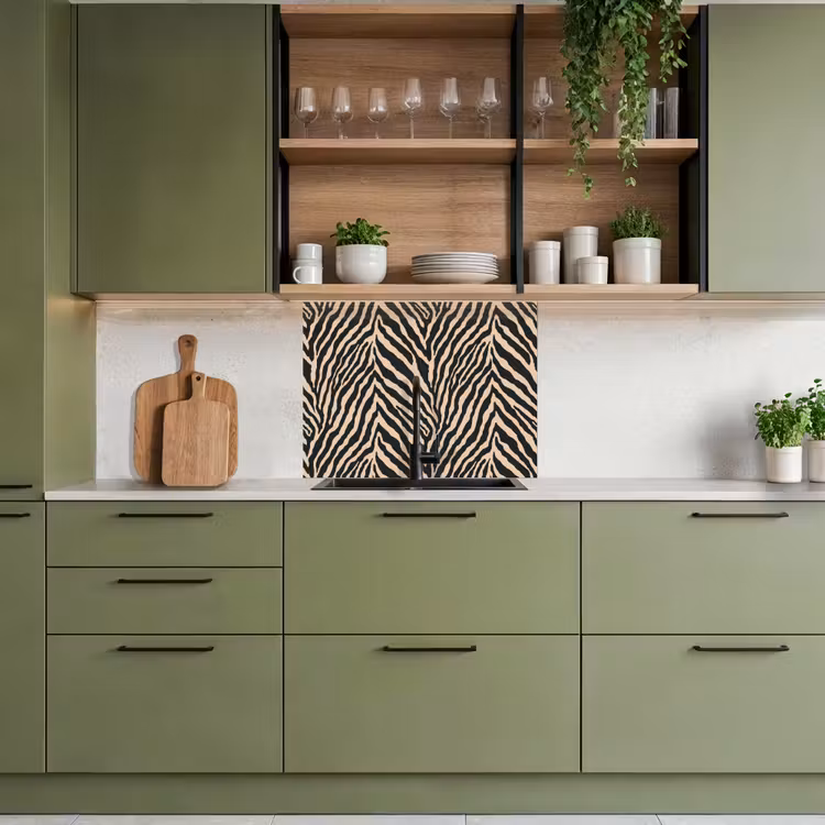 Crédence cuisine - Zebra - Classic - Noir — 7