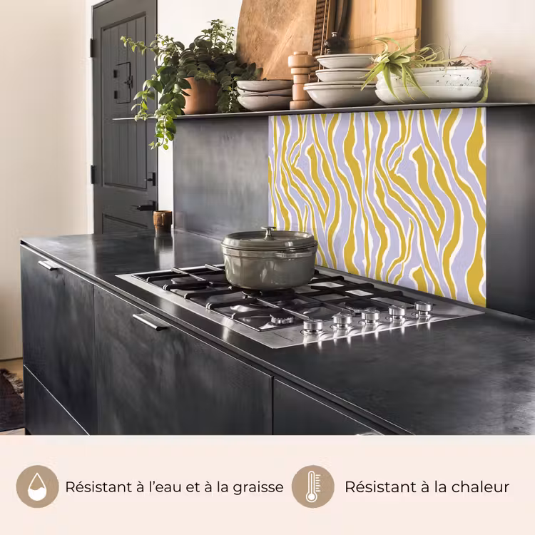Crédence cuisine - Zebra - Moderne - Multicolore — 4