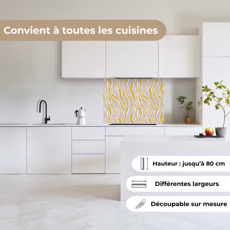 Crédence cuisine - Zebra - Moderne - Multicolore — 6