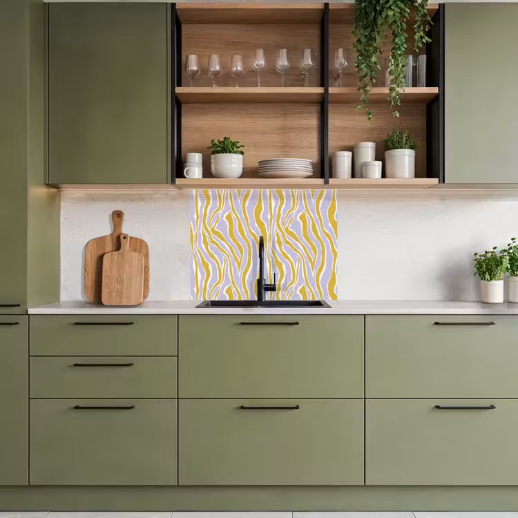 Crédence cuisine - Zebra - Moderne - Multicolore — 7