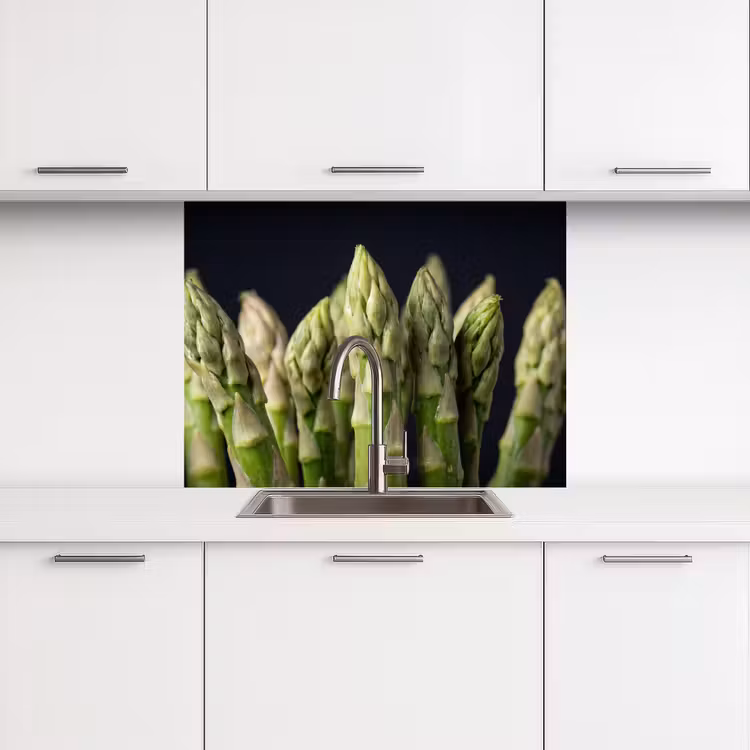 Crédence cuisine - Asperges - Vertes - Noires — 3