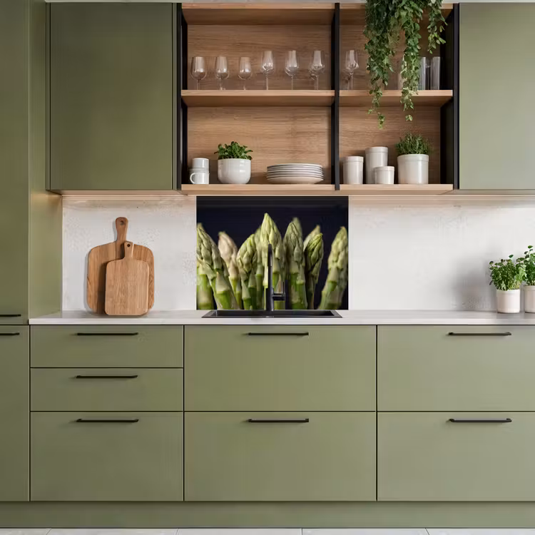 Crédence cuisine - Asperges - Vertes - Noires — 7