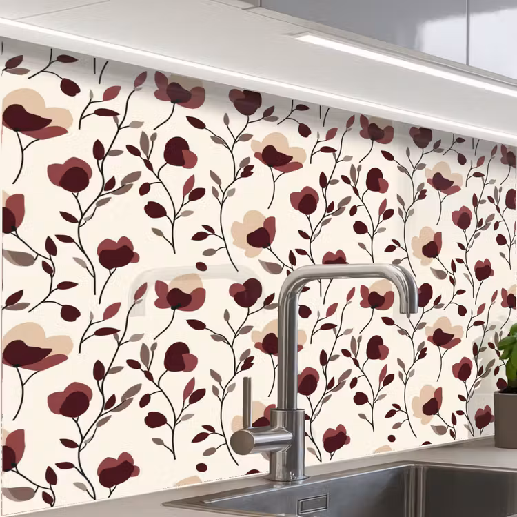 Crédence cuisine - Fleurs - Botanique - Bordeaux — 1