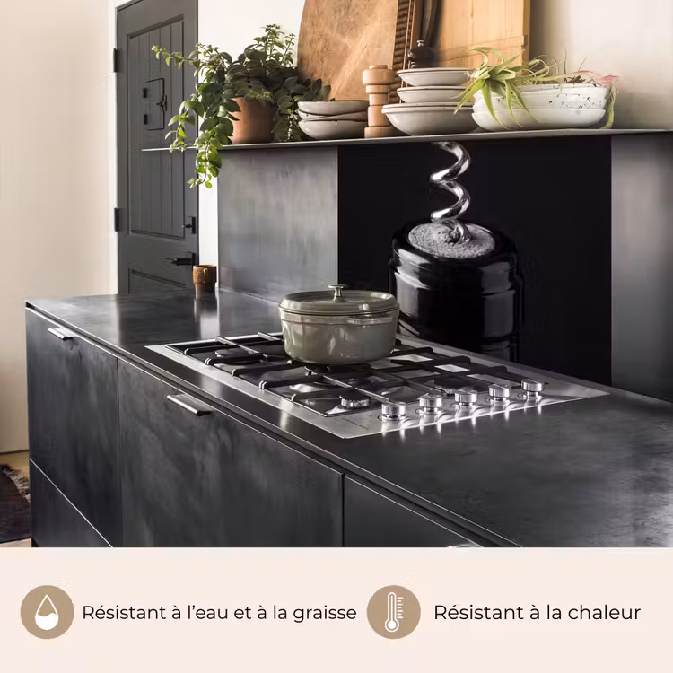 Crédence cuisine - Tire-bouchon - Vin - Noir - Blanc — 4