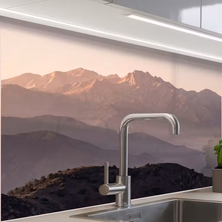 Crédence cuisine - Panorama - Paysage - Montagnes — 1