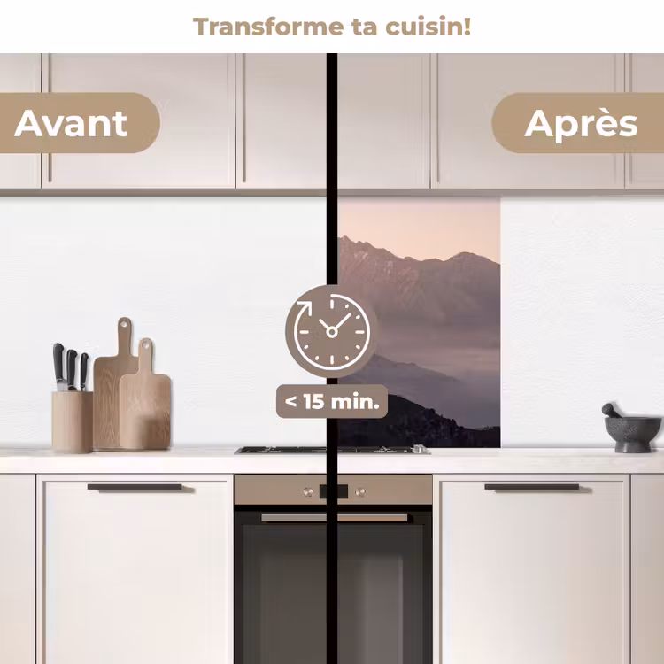 Crédence cuisine - Panorama - Paysage - Montagnes — 2