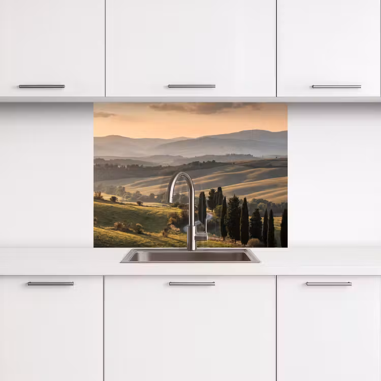 Crédence cuisine - Toscane - Paysage - Collines — 3