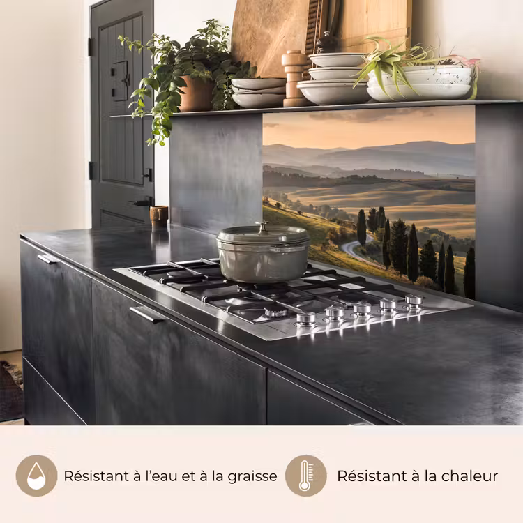 Crédence cuisine - Toscane - Paysage - Collines — 4