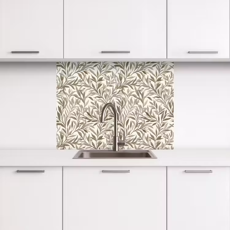Crédence cuisine - Branches - Botanique - Taupe — 3