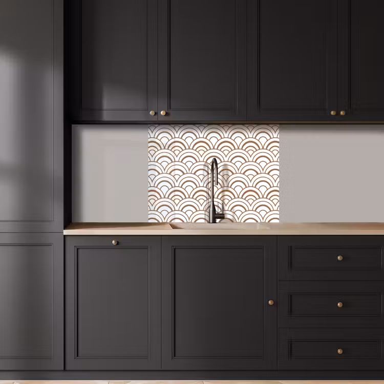 Crédence cuisine - Classique - Motif - Terracotta — 5