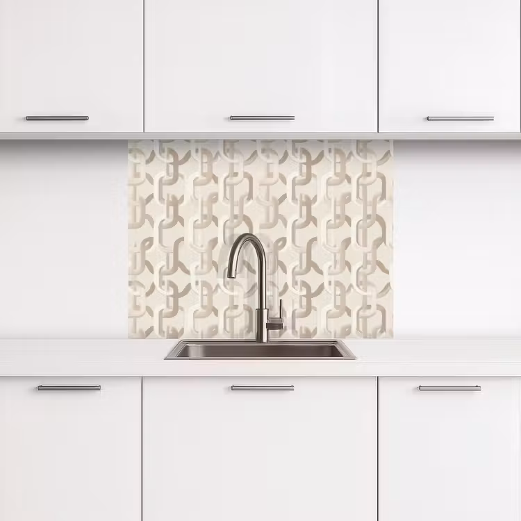 Crédence cuisine - Motif - Abstrait - Beige — 3