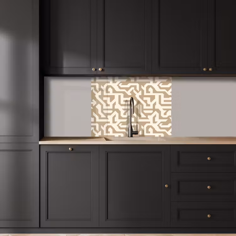 Crédence cuisine - Moderne - Abstrait - Beige — 5