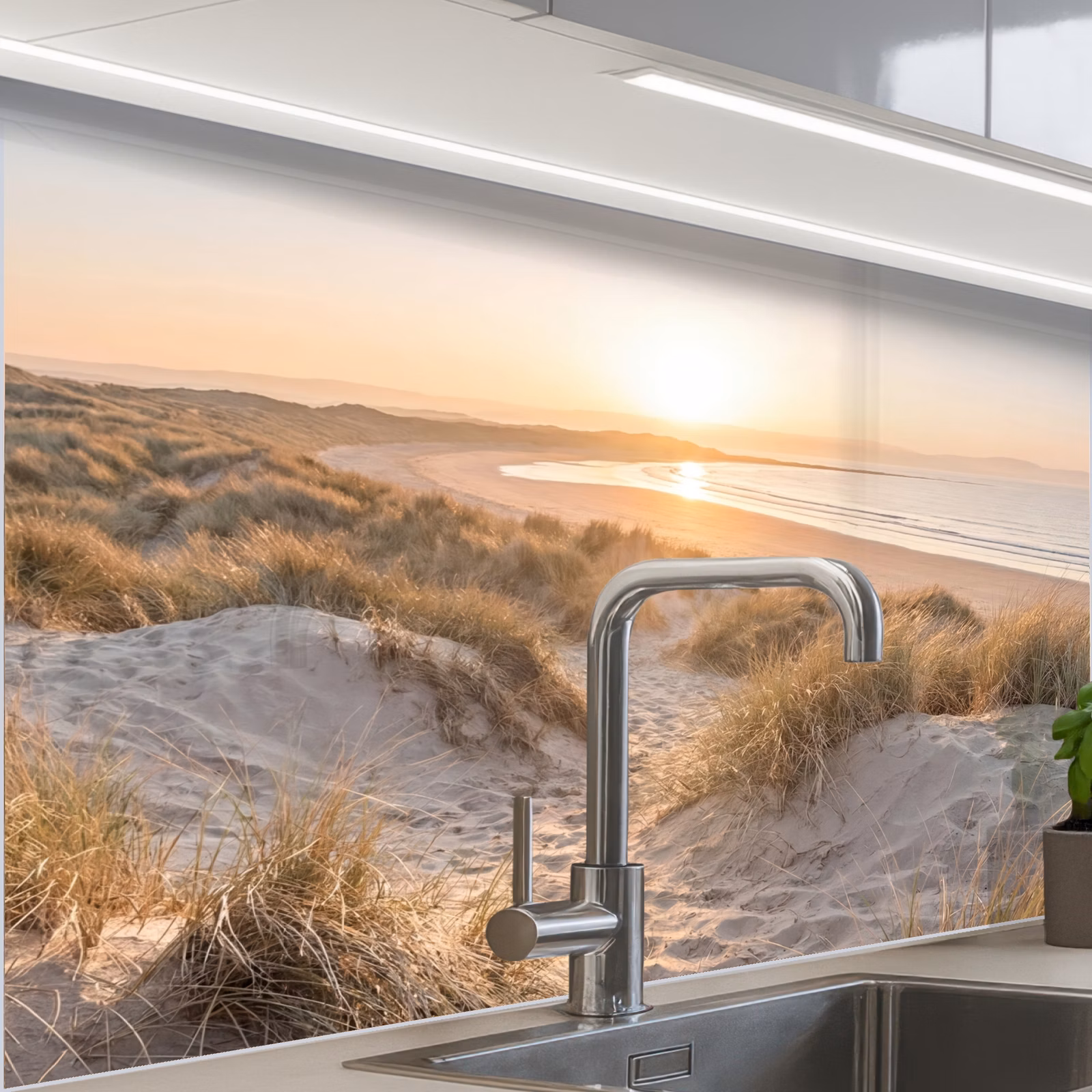 Crédence cuisine - Dunes - Plage - Mer — 1