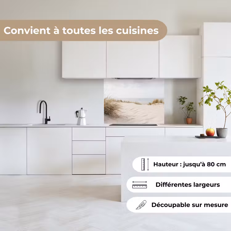 Crédence cuisine - Nuages - Paysage de dunes - Sable — 6