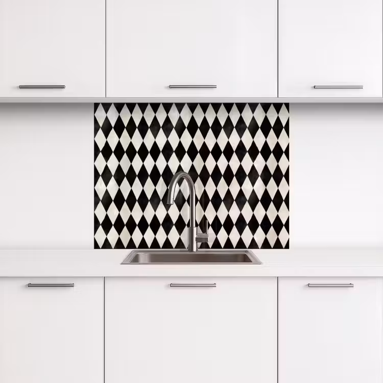 Crédence cuisine - Classique - Motif - Noir — 3