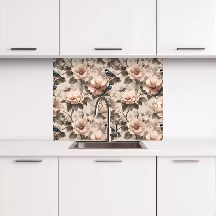 Crédence cuisine - Classique - Oiseaux - Coloré — 3