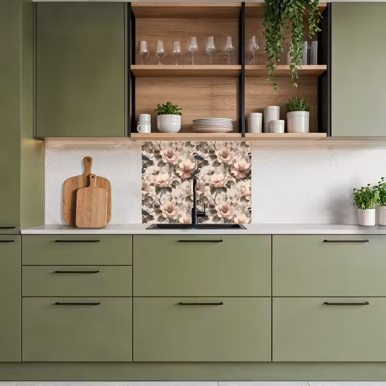 Crédence cuisine - Classique - Oiseaux - Coloré — 7