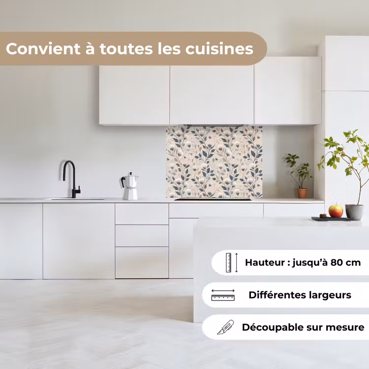 Crédence cuisine - Classique - Botanique - Colorée — 6