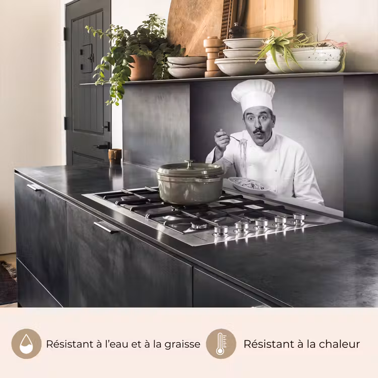 Crédence cuisine - Chef - Spaghetti - Pasta — 4