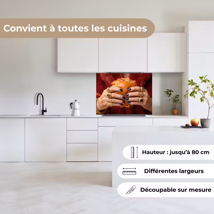 Crédence cuisine - Roll - Manteau de fourrure - Or — 6