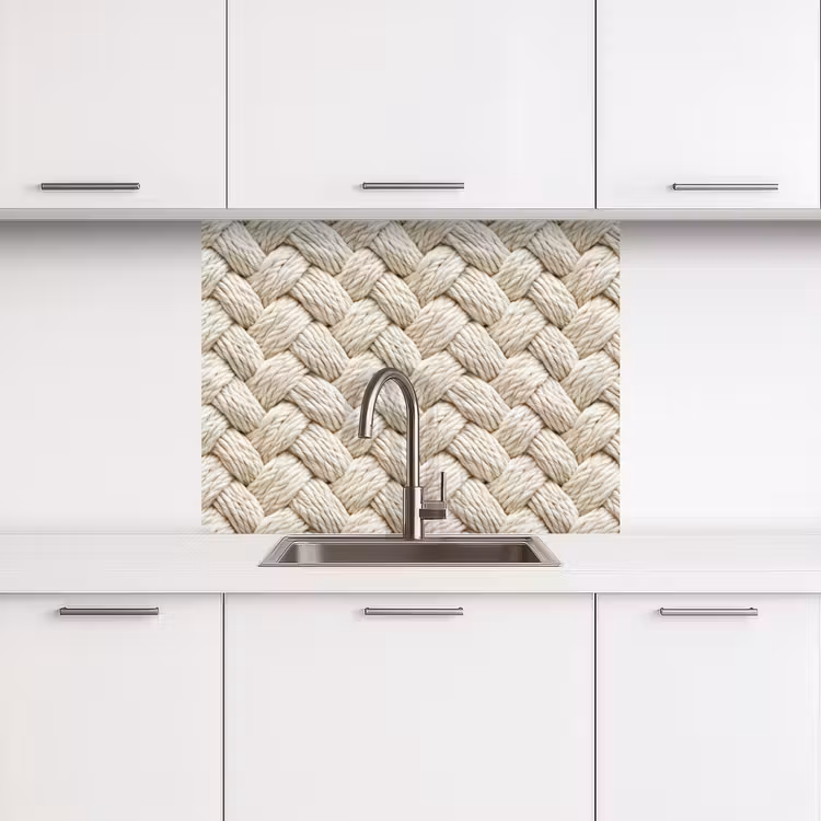 Crédence cuisine - Corde - Tricotée - Beige — 3