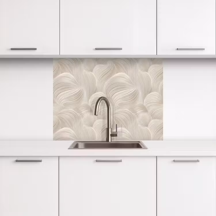 Crédence cuisine - Lines - Ventilateur - Beige — 3