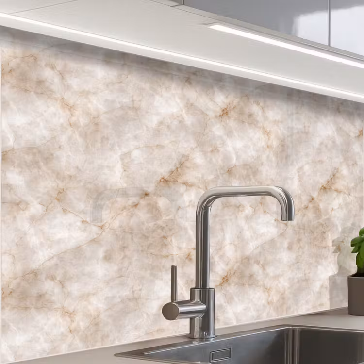 Crédence cuisine - Marbre - Motif - Classique — 1