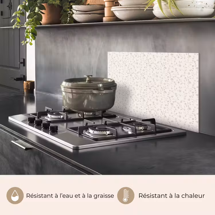 Fond de hotte - Fleurs - Motif - Doux — 2