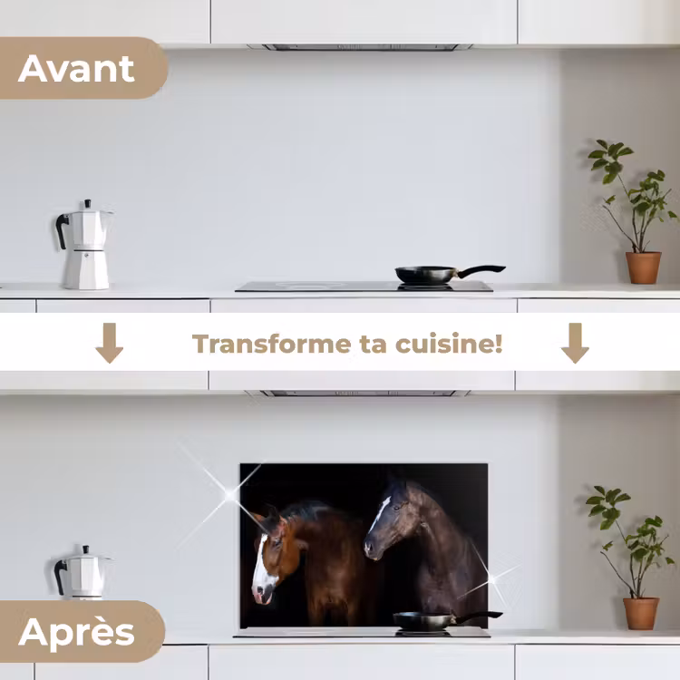 Fond de hotte - Cheval - Animaux - Noir — 7