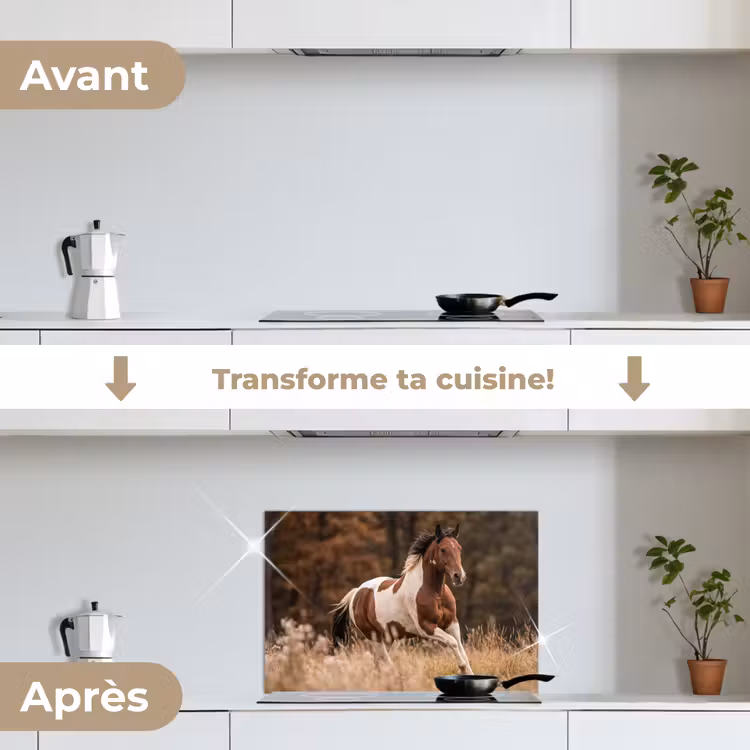 Fond de hotte - Cheval - Marron - Herbe — 7