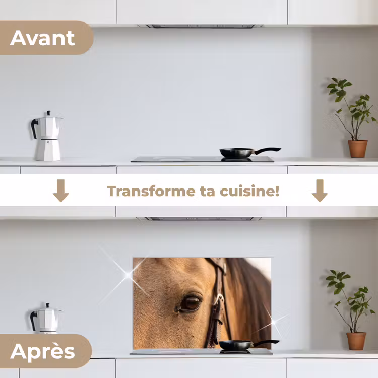 Fond de hotte - Cheval - Oeil - Marron — 7