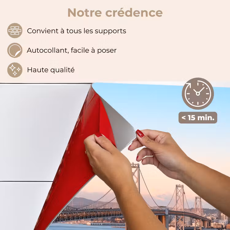 Fond de hotte - Eau - Pont - Skyline - Moderne — 4