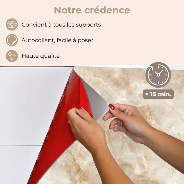 Fond de hotte - Beige clair - Onyx - Subtil — 4