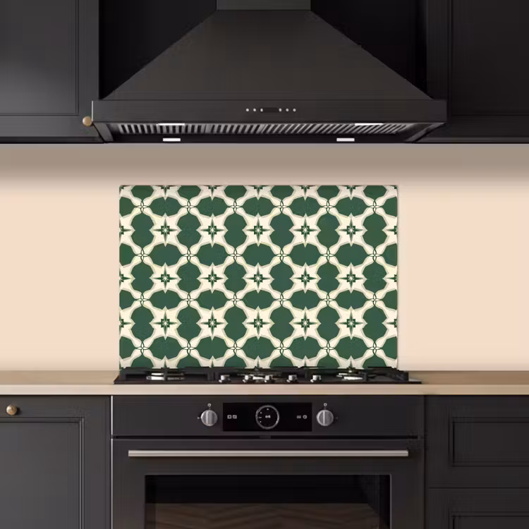 Fond de hotte - Carrelage - Classic - Vert — 5