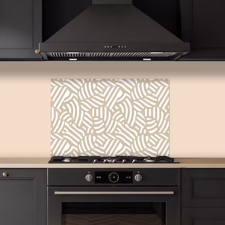 Fond de hotte - Abstrait - Moderne - Beige — 5