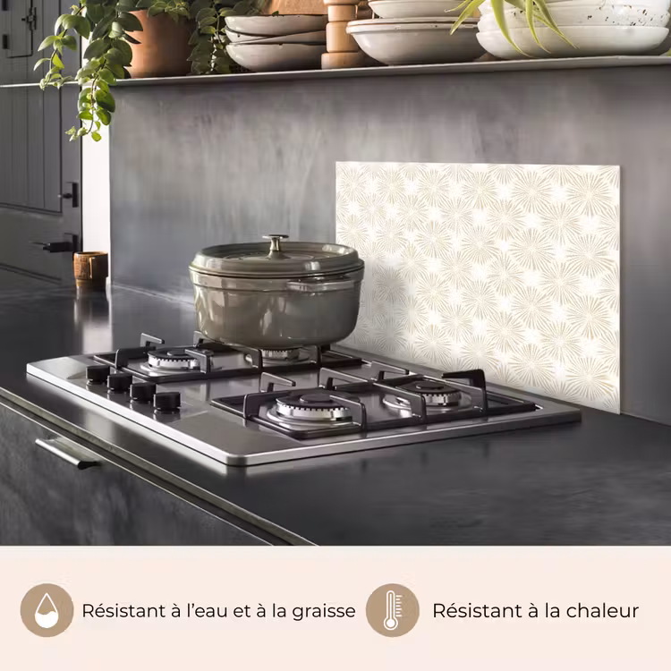 Fond de hotte - Abstrait - Motif - Beige — 2