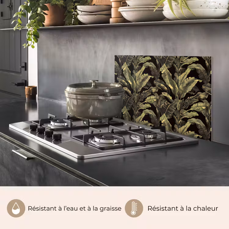 Fond de hotte - Botanique - Feuilles - Vert — 2