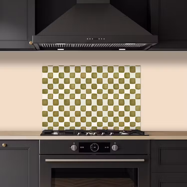 Fond de hotte - Échecs - Motif - Vert — 5