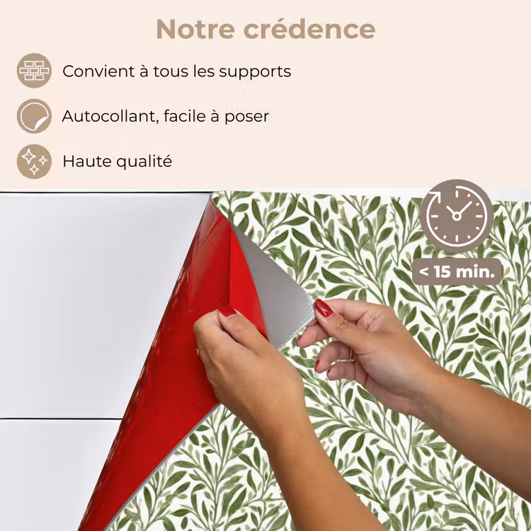 Fond de hotte - Botanique - Branches - Vert — 4