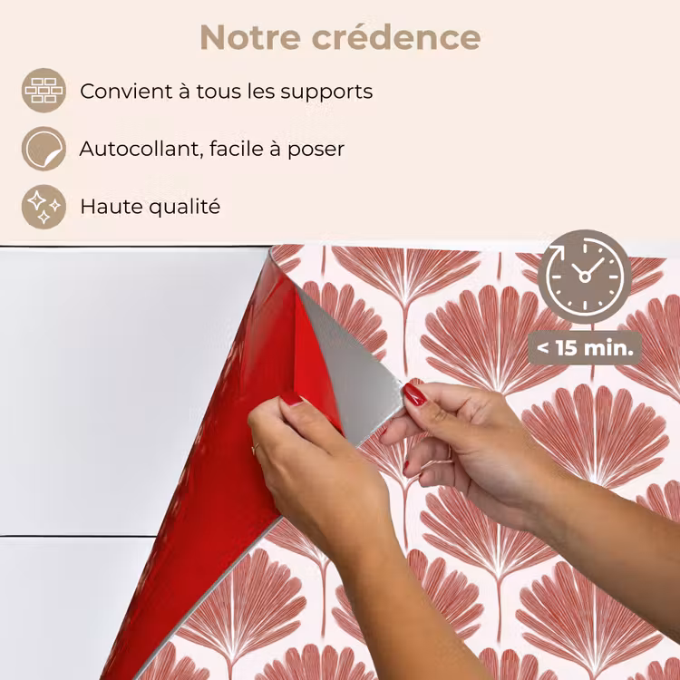 Fond de hotte - Eventail - Motif - Terra — 4